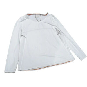 Tommie Copper Long Sleeve Centric Compression Top White Size 2XL